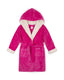 Kids' Pink Fleece Hooded Robe