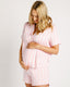 Maternity Candy Stripe Eco Button Up Short Pyjama Set