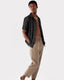 Men's Khaki Cotton Drawcord Trousers
