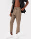 Men's Khaki Cotton Drawcord Trousers