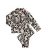 Kids' Black & White Jungle Leopard Organic Cotton Button Up Long Pyjama Set